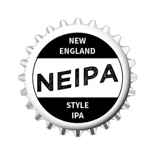 NEIPA Bottle Caps Black & White 80 PCS